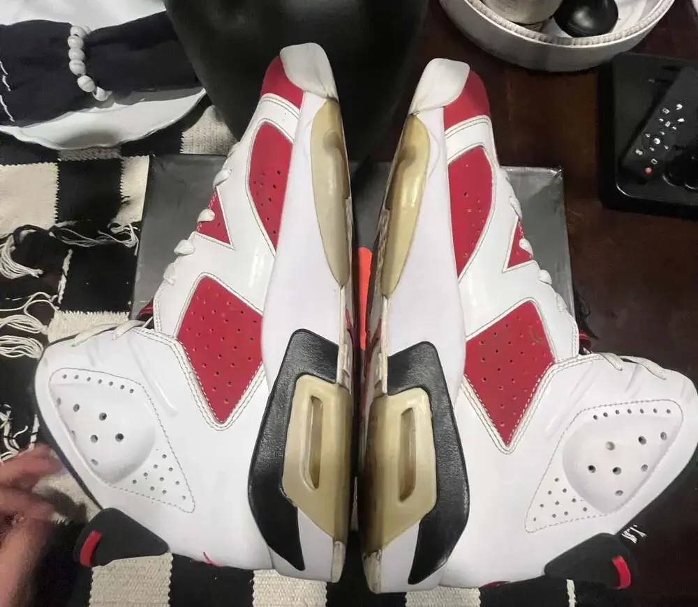 Authentic Air Jordan 6 VI Retro Carmine Countdown Pack 2008 size 10